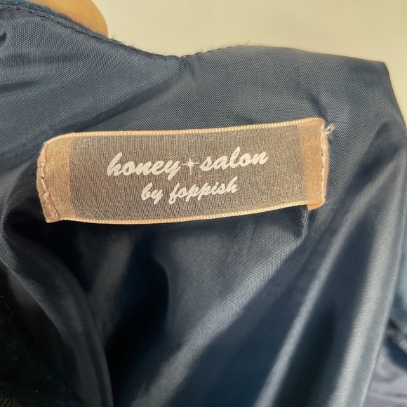 Honey Salon by Foppish Plaid mini dress with bow's on top of shoulder size. xs/s - Picture 3 of 13